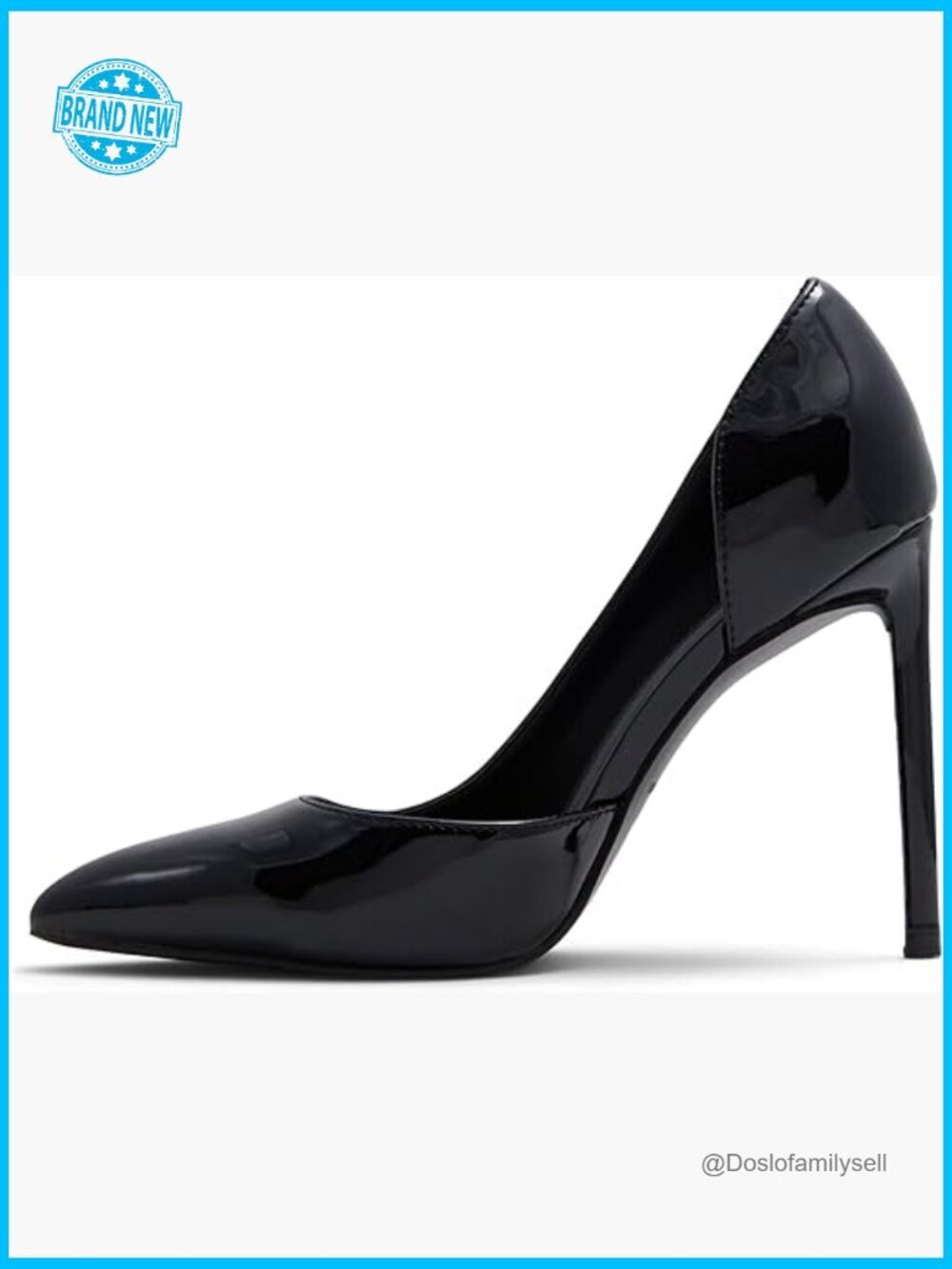 Stiletto Pumps Pointed Toe Women's Heels Classic Slip-On Dress Shoes
